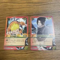 NARUTOカードゲーム うずまきナルト&うちわサスケ PR忍-12 - メルカリ