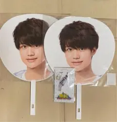 【最終値下げ】大西風雅　うちわ アクリルキーホルダー