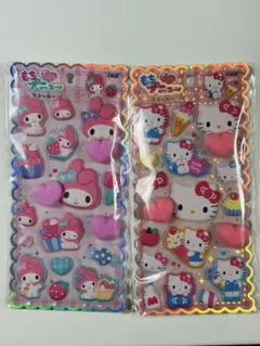 ✨新作✨国内正規品✨サンリオ もちプニューステッカー ハローキティ　マイメロディのサムネイル