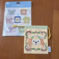 東京ディズニーシー ダッフィーフレンズ20周年 巾着 クッキーアン