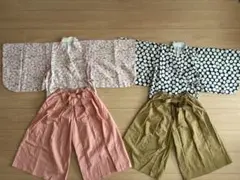 SERAPH 袴セット　節句用　花柄、水玉模様