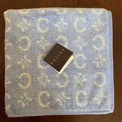 CELINE 水色 マカダム　タオルハンカチ　未使用品