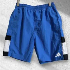 アディダス　ハーフパンツ　ロゴ付　プリント　160 レディースS〜M