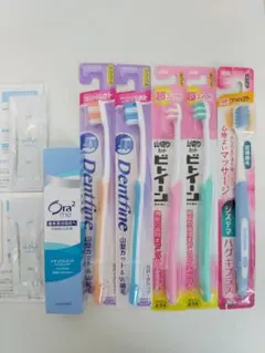大人用歯ブラシ 5本 ／歯磨き粉 Ora2 セットのサムネイル