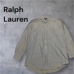 Ralph Lauren 長袖シャツ コットン100% メンズ ブルー 青 F