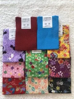 ちりめん生地 10枚アソートセット