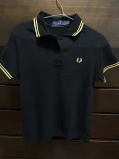 美品】FRED PERRY 英国製G12半袖ポロシャツUK10黒×金ライン - メルカリ