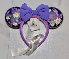 ディズニー　カチューシャ　ファンキャップ　ラベンダー　ミニー　ミッキー