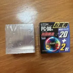TDK PC98用フロッピーディスク　MF-2HD DOS8 ケース付きのサムネイル