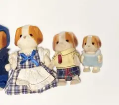 廃盤　シフォンイヌ　人形　赤ちゃん　母　男の子　シルバニア ファミリー　犬　いぬ