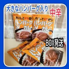 ★デカ盛りハンバーグカレー中辛200g×４袋　レトルトカレー賞味期限もたっぷり❗のサムネイル