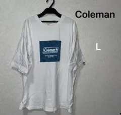 コールマン 半袖Tシャツ L ホワイト 綿100% オーバーサイズ アウトドアのサムネイル