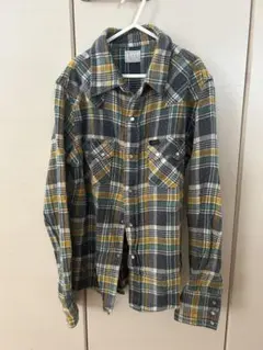 チェック柄 長袖シャツ Mサイズ