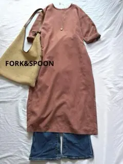 FORK&SPOON　リネン混　プルオーバー ロングワンピース　アーバンリサーチのサムネイル