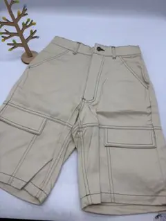 Z0004 Daddy Oh Daddy カーゴショーツ サイズ140 ベージュ