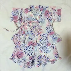 アプレレクール　サイズ90 花火　甚平