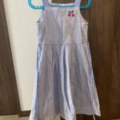 familiar チェック柄 ワンピース 130