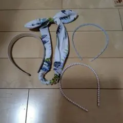 リボン付きカチューシャ4点セット