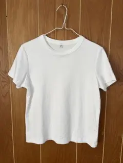 GU クルーネックTシャツ ホワイト
