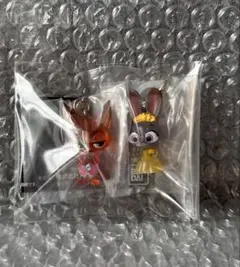 ズートピア2 めじるしアクセサリー ニック　ジュディ　カプセルトイ　正規品