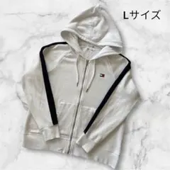 トミーフィルフィガー　パーカー白　Lサイズ