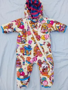 カラフルキャラクターロンパース 70cm