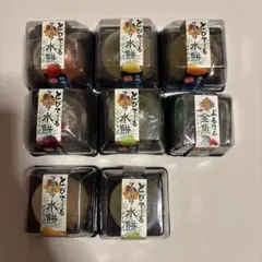 スクイーズ】とびで～るフルーツ水餅4個&のび～る豆大福&香るのび～る