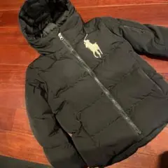 ラルフローレン　ダウンコート　ブラック　110〜120 フード付き　ビッグポニー