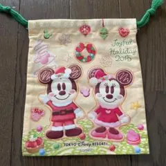 東京ディズニーリゾート 巾着袋 クリスマス