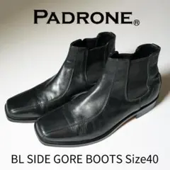 padrone サイドゴアブーツ ブラック 40