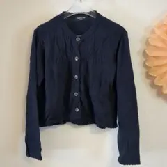 COMME CA ISM カーディガン 130A ネイビー