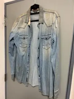 JACOB COHEN ヤコブコーエン　ウエスタンシャツ M JACOB COHEN（ヤコブコーエン）ウォッシュドコットンデニム