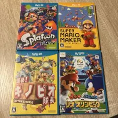 Wii U ゲームソフト 4本セット