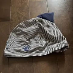 プチバトー　ストライプキッズ水泳帽（53㌢）