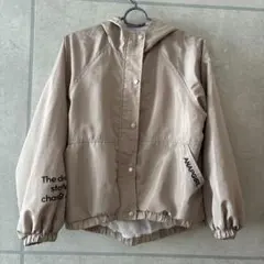 ANAP GIRL フード付きベージュジャケット XS