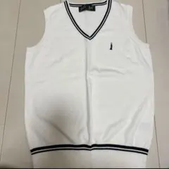 EAST BOY ベスト　白　ライン