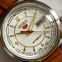 セイコー5☆オーバーホール済☆デイデイト☆ヴィンテージ70S☆シルバー