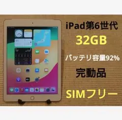 iPad 第6世代 32GB セルラー A1954 02-110 Apple iPad (6th Generation) A1954 32 GB, Wi-Fi + 4G, 9.7 in
