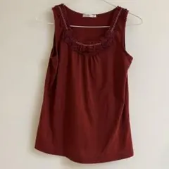axes femme タンクトップ ボルドーのサムネイル