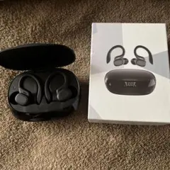 新品未使用　ワイヤレスイヤホン 耳掛け型 ブラック