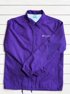 Champion コーチジャケット Sパープル