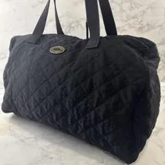 SONIA RYKIEL ソニアリキエル キルティング ラージ ボストンバッグ黒のサムネイル