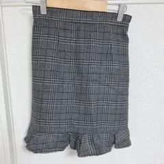 チェック　スカート