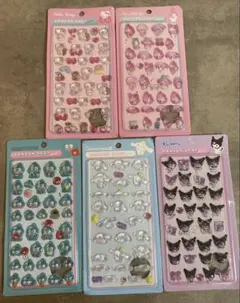 ボンボンドロップシール サンリオ 5種類セット