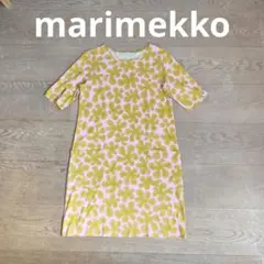 marimekko マリメッコ 半袖 チュニック ワンピース S ピンクのサムネイル