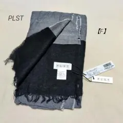 新品タグ付き✨️PLST【F】ボーダー大判ストール モヘヤ混 イタリア製