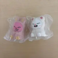 SKZOO ライトマスコット　トゥエッキ　ジニレット　ガチャガチャ