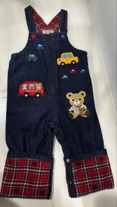 ミキハウス　オーバーオール　100cm