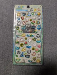 ジュエルプチドロップ シール ふわふわとりのなかまたち