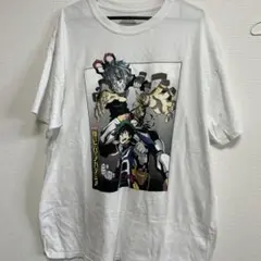 僕のヒーローアカデミア Tシャツ ホワイト 2XLサイズ